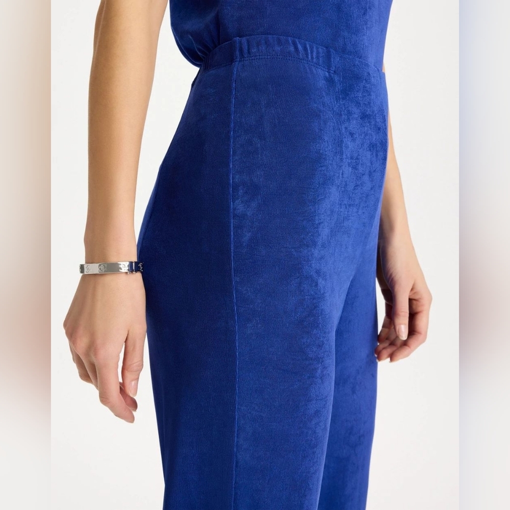 Chico's Travelers Royal Blue No Tummy Wrinkle Resist Pants Women Size 4 (2XL) - Picture 4 of 8